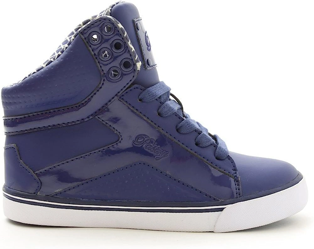 Youth Pop Tart Grid Sneaker, Navy, 12 Little Kid